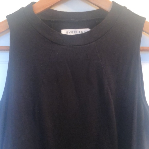 Everlane Black A-line Tee Dress XS - Picture 2 of 6